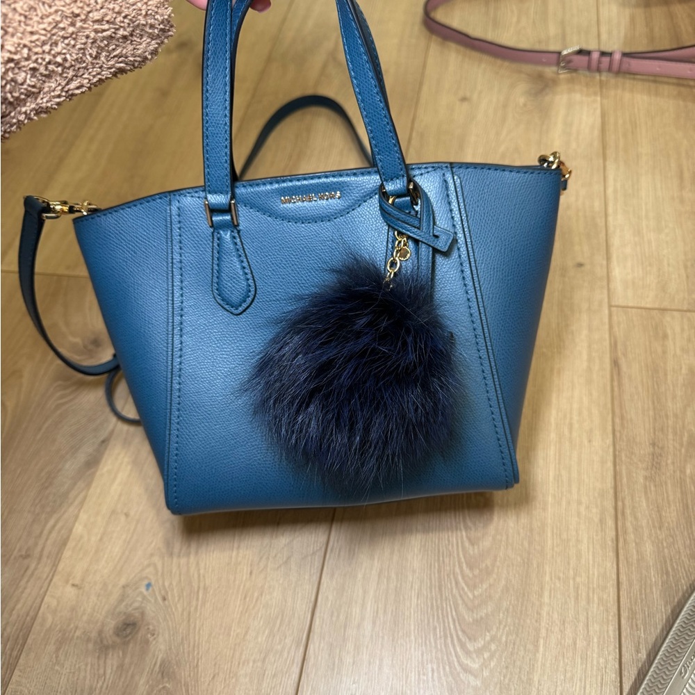 Michael Kors Blue Leather crossbody